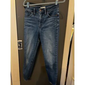Madewell jeans 27 curvy high top rise skinny crop